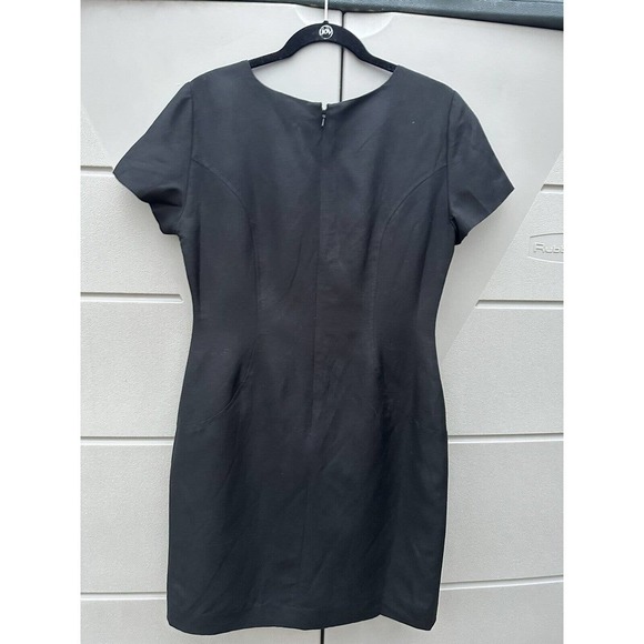 Bridgewater Classic Women’s Black Linen Blend Shift Dress Sz 8 - Picture 6 of 11